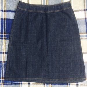 Ann Taylor Denim A-line Skirt Size 4